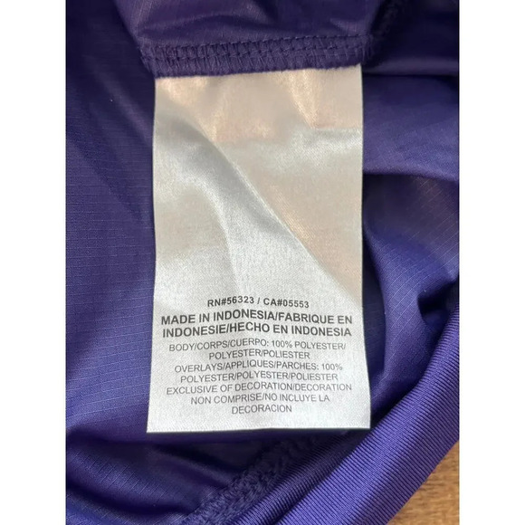 NIKE TCU College Logo Unisex M 1/4  Zip Windbreaker Front Pocket - Picture 10 of 12